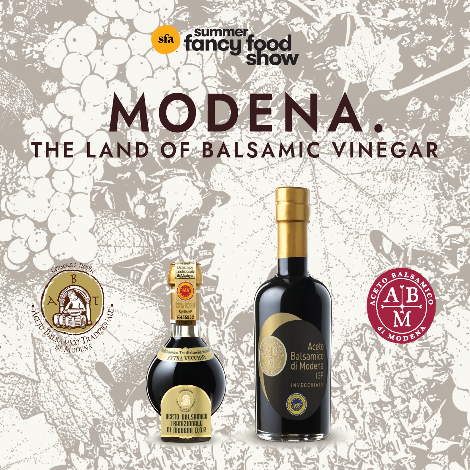 ACETO BALSAMICO DI MODENA IGP E ACETO BALSAMICO TRADIZIONALE DI MODENA DOP PROTAGONISTI A NEW YORK ED AL SUMMER FANCY FOOD SHOW